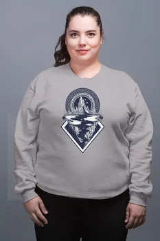 

Angemiel Wear Star Gray Female Sweatshirt