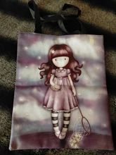 Bolso de diseñador para mujer, bolsa de hombro de lona duradera de alta calidad con estampado de dibujos animados, bolso escolar para chicas