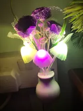 Lamp Mushroom Night-Lighting LED Romantic Lilac Home-Art-Decor Colorful Us/eu-Plug Lovely