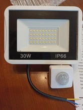 LED Floodlight Reflector Induction-Lighting Motion-Sensor Warm White Waterproof IP66