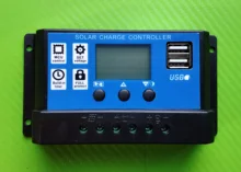 Controller Pv-Regulator Solar-Panel Output Auto Dual 24V 12V LCD Usb-5v 20A/10A