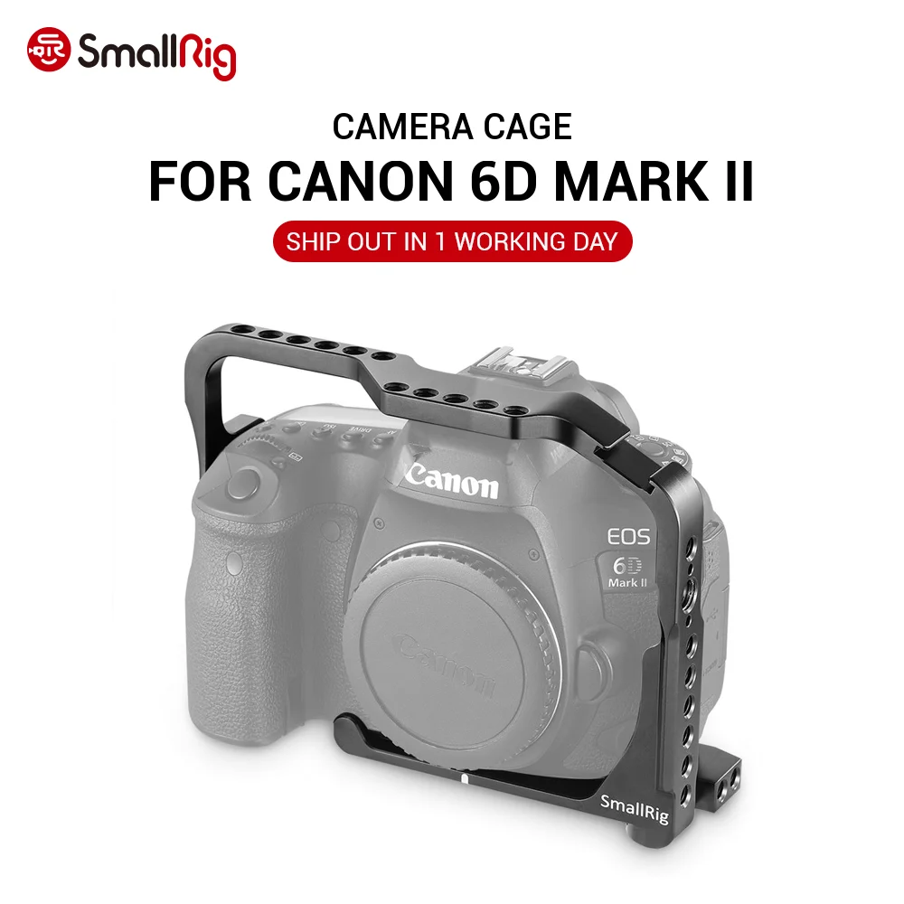 Клетка SmallRig для цифровой зеркальной камеры Canon 6D Mark II фитинговая клетка со