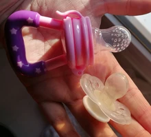 Silicone Baby Nipple-Holder Pacifier-Feeder Tetine Animal Newborn Infant Cartoon Chupetero