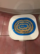 Cat Toilet Litter-Box Puppy-Cat-Litter-Mat Training-Kit Plastic 40--40--3.5cm