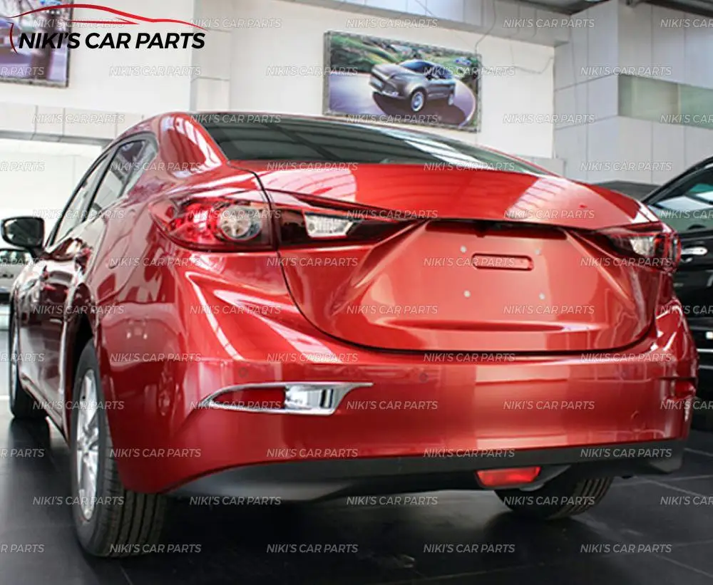 Чехлы для задних противотуманных фар чехол для Mazda 3- ABS пластик хром 2 шт. литье украшение Тюнинг Автомобиля