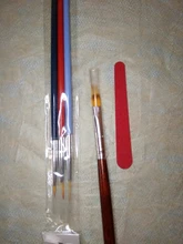 Pincel dentado para uñas, pluma de mezcla gradiente a cuadros, encaje de bolígrafo, mango de madera, nailon, suave, profesional, herramientas de manicura, 1 Uds.