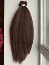 Nature Hair Weave 26Inch Synthetic Hair Extensions Yaki Straight Hair Bundles Ombre Brown Kinky Curly Hair Bundles Free Shipping