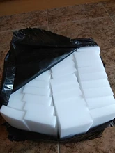 Esponja de melamina blanca, borrador de esponja mágico para cocina, oficina, accesorio de limpieza para baño/limpieza de platos Nano, 100 Uds., 100x60x20mm