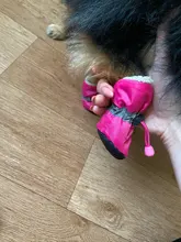 4 unidades/juego de zapatos de lluvia antideslizantes de Cachemira suave y cálida para mascotas, calzado suave a prueba de viento para perros y mascotas, zapatos impermeables antideslizantes