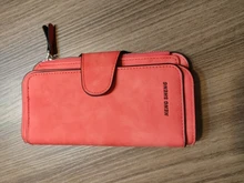 Billeteras de cuero para mujer, carteras con bolsillo para monedas, tarjetero, bolso de mano largo informal, cartera para teléfono