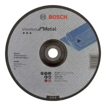 

METAL CUTTING DISC CONCAVE 230X3X22, 23MM BOSCH
