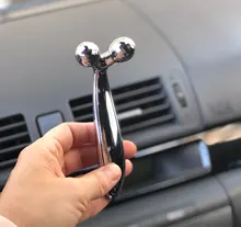 Rodillo masajeador 3D para estiramiento de la piel, herramienta de masaje Facial para estiramiento de la piel, arrugas, Bar360, giratoria, cara delgada Y con forma