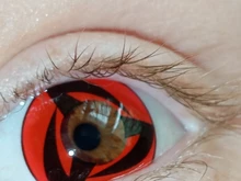 Lentes de contacto Sharingan para Cosplay, Lentes rojas de colores para ojos, Uchiha Sasuke, Hatake, Kakashi