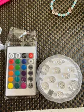 Submersible-Light Night-Lamps Swimming-Pool-Decorative Remote-Control Aquarium Pond Ip68 Waterproof