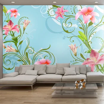 

Wall mural-the beauty of the lilies II - 200x140 cm