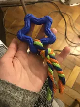 Interactive-Toy Rubber Knot Small-Dog-Training Durable-Shape Chewing Natural Pet-Dog