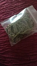 10 piezas de conector de pendientes atrapasueños de Color bronce antiguo conector Conector encantos accesorios de joyería para la fabricación de pendientes