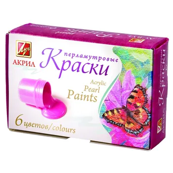 

Paints acrylic beam перламутровые 6tsv