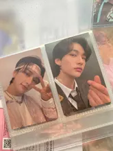 64 tarjetas de capacidad Mini titular carpetas álbumes con bling funda transparente para 6*6*9cm juegos tarjeta multifunción manga titular