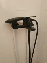 Shower-Faucets Tap-Shower-Mixer-Valve-Control-Valve Bathtub Wall-Mount Black Matte