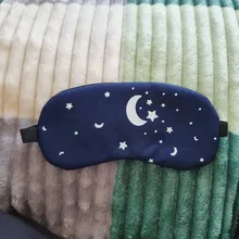 Mascarilla para dormir de algodón suave Unisex, ayuda para dormir, viaje, descanso ojo, sombra, venda, 13 estilos, n. ° 280205, 1 Uds.