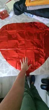 Globos con forma de corazón rojo de 75cm para fiesta de San Valentín, decoraciones de amor para boda, suministros de matrimonio, globos de aluminio