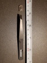 Brainbow-Pinzas para cejas ajustadas, antiestáticas, extensión de pestañas, Pinzette, pegatina para párpados, aplicación de ojos, herramientas de depilación