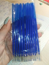 Varillas de recarga de bolígrafo borrable, 0,5mm, núcleo reemplazable, tinta azul y negra, herramientas de escritura, papelería, 20 Uds.