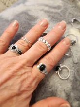 Tocona 11 unids/set antiguo Vintage de Color plata de diamantes de imitación anillo de conjunto para las mujeres geométrico nudillo conjunto de Anillos Midi Anillos 10057