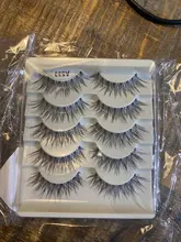 5 par/caja pestañas 3D fibra Artificial mucho pestañas duraderas las mujeres extensión y volumen de pestañas falsas