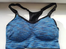 De las mujeres de los deportes sujetador de La Yoga transpirable Top de secado rápido a prueba de golpes a prueba Cruz Push Up fitness sujetador para actividad gimnasio corriendo sujetador