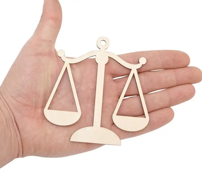 

Wooden Vintage Scale (10cm) Shape Art Projects Craft Wood Scale Decoration Gift Decoupage Embellishments 0746