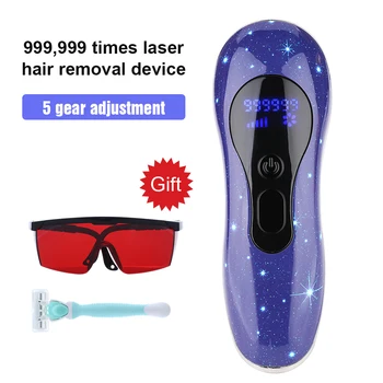 

Professional Permanent IPL Hair Removal Laser Epilator For Women 999999 Flash LCD Display Bikini Laser Hair Removal Machine Home