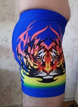 Tiger Flame-bañadores de talla grande para hombre, ropa de playa, pantalones cortos, traje de baño