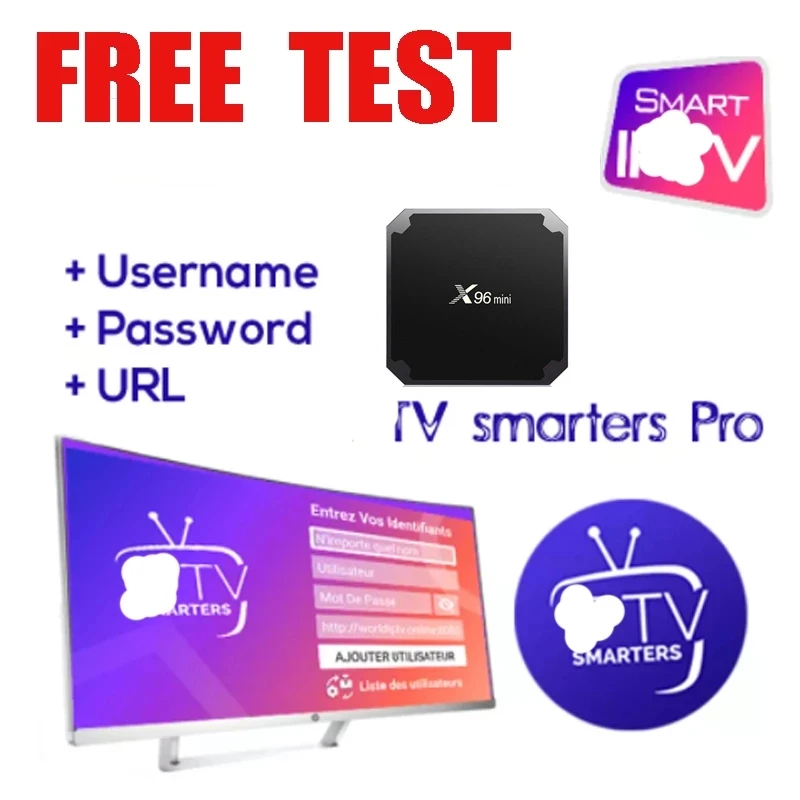 Estable y compatible con el mundo TV Android IOS PC M3U smart TV