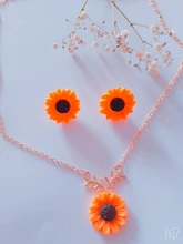 Sunflower Necklace Ketting-Accessories Collares Leaf-Branch Gift Love-You Women Fashion
