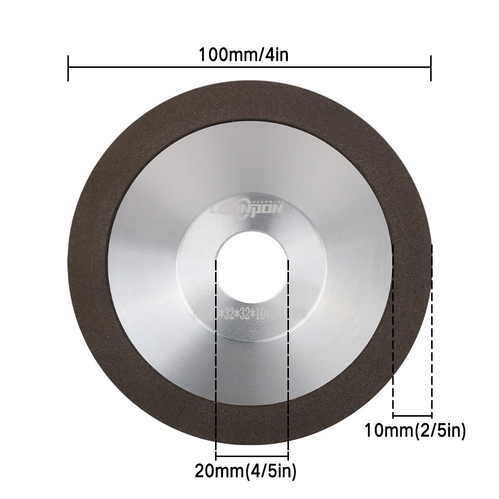 Black Sand Diamond Grinding Wheel Cup Grinder Disc for Carbide Cutter Sharpener 120/150/180/240/320/400#