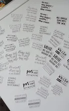 Washi-1 unidad de decoración de cinta de periódico en inglés, DIY, cinta adhesiva creativa brillante para decoración de colección de recortes