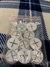 Gasket Wire-Organizer Cable-Hole-Cover Desk-Cord-Grommet Round Silicone White Flexible