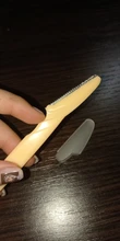 Cuchillo portátil para cejas, utensilio para eliminar el vello Facial, cuchilla para labio, cuchilla, afeitadora, herramienta de maquillaje de belleza TSLM1, 1 Uds.