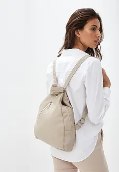 

Backpack of экокожи/ANJ1/Black with осенним print
