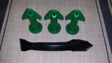 Juego de espátulas de boquilla de silicona reutilizable, herramientas calafatear