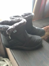 Winter Boots Womens Shoes Waterproof-Fabric TIMETANG Warm Plush for Cotton Made 