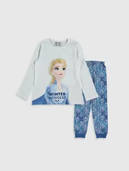 

Children Clothing 2020 Autumn Winter Wonders Toddler Girls Elsa Printed Pajamas Set Costume Outfit Suit Kids Tracksuit Clothes
