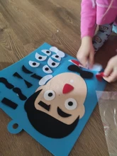 Juguetes artesanales para guardería, pegatinas de tela de fieltro hechas a mano, ayuda en Enseñanza