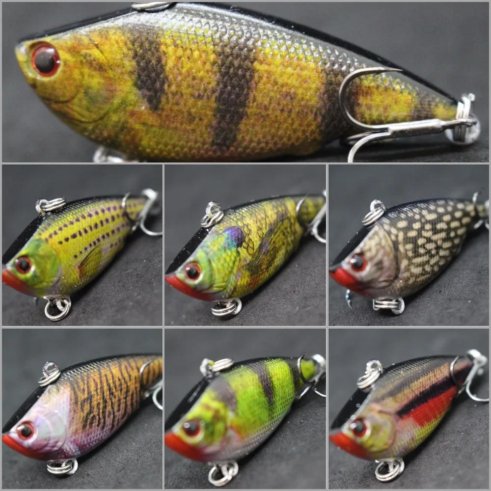 

2017 wLure Life Like Pattern Fishing Lure with Upgraded Treble Hooks and Stainless Split Rings Tight Action Twitch Lure HL540