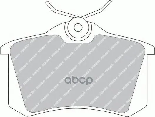 Колодки Тормозные Audi 96-/Citroen 99-/Renault 98-/Peugeot 00-/Vw 95- Задние Ferodo Fdb541 Ferodo арт. FDB541