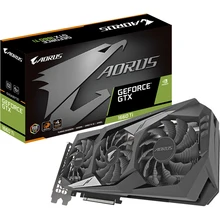 Видеокарта Gigabyte AORUS nVidia GeForce GTX 1660 Ti 1890MHz 6144MB 12000MHz 192 bit RTL [GV-N166TAORUS-6GD]