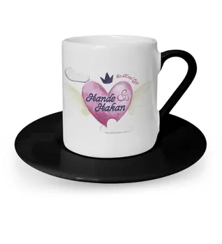 

Personalized Valentine 'S Day Themed Black Turkish coffee Cup-24