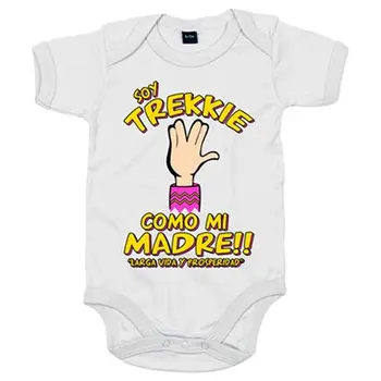 

Baby bodysuit Star Trek I'm Trekkie like my mother